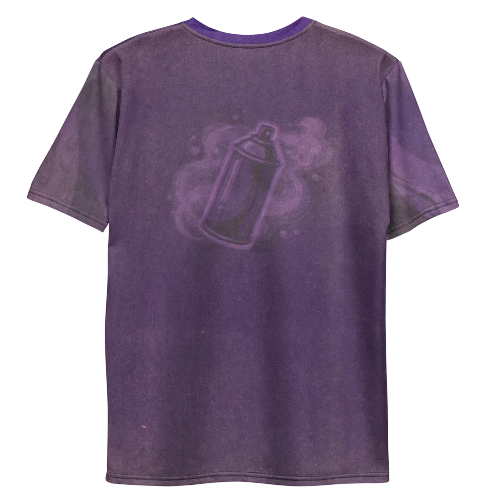 Graffiti Sprühdose T-Shirt — Lila Street Art