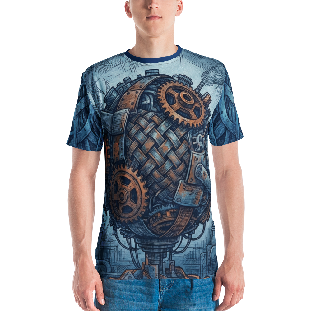 Mechanischer Steampunk Ball T-Shirt – Industrial Gears