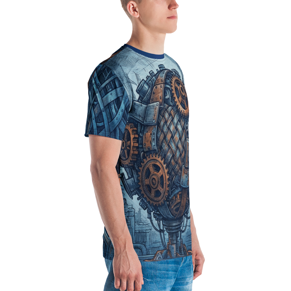 Mechanischer Steampunk Ball T-Shirt – Industrial Gears