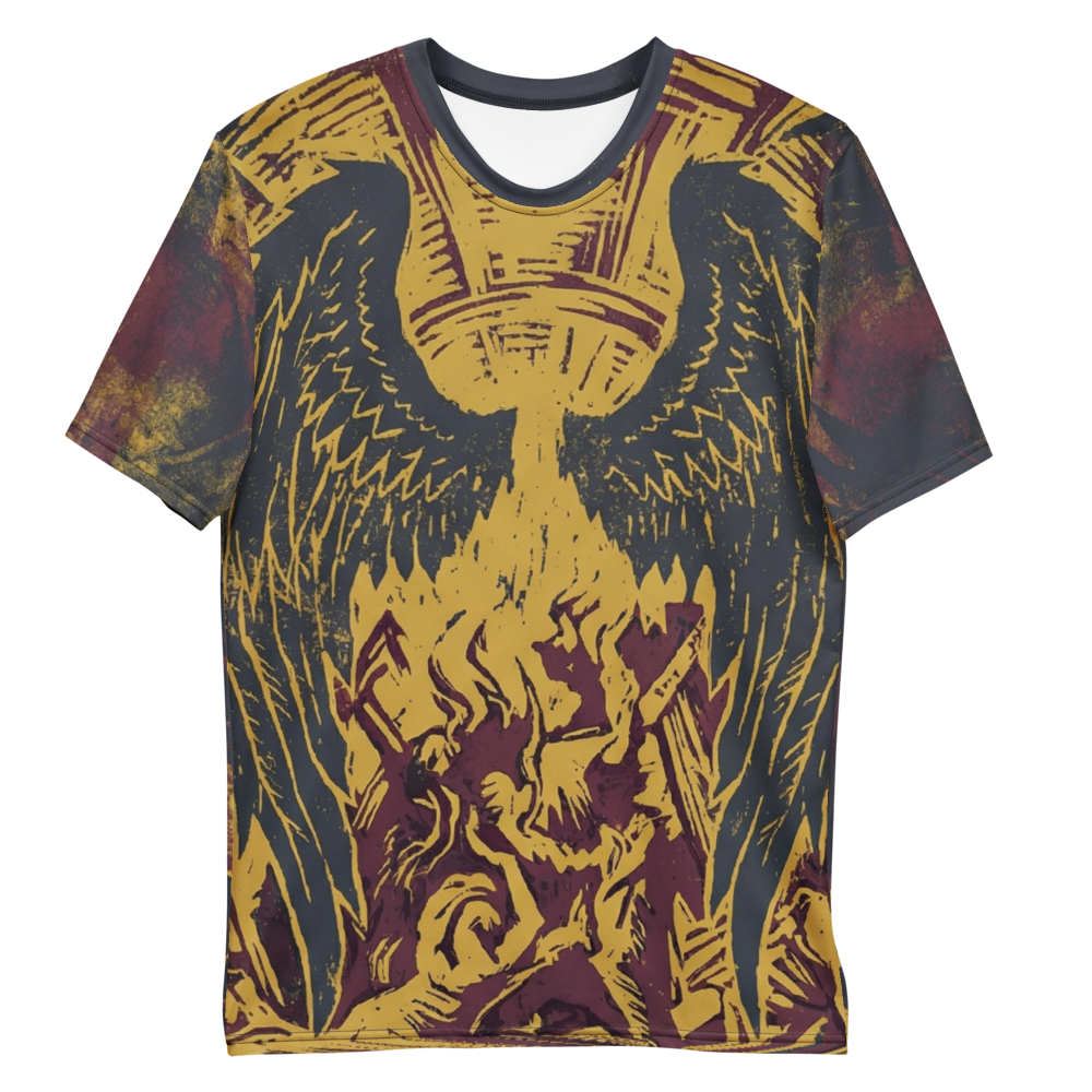 Apokalyptische Engelsflügel T-Shirt – Dark Art Print