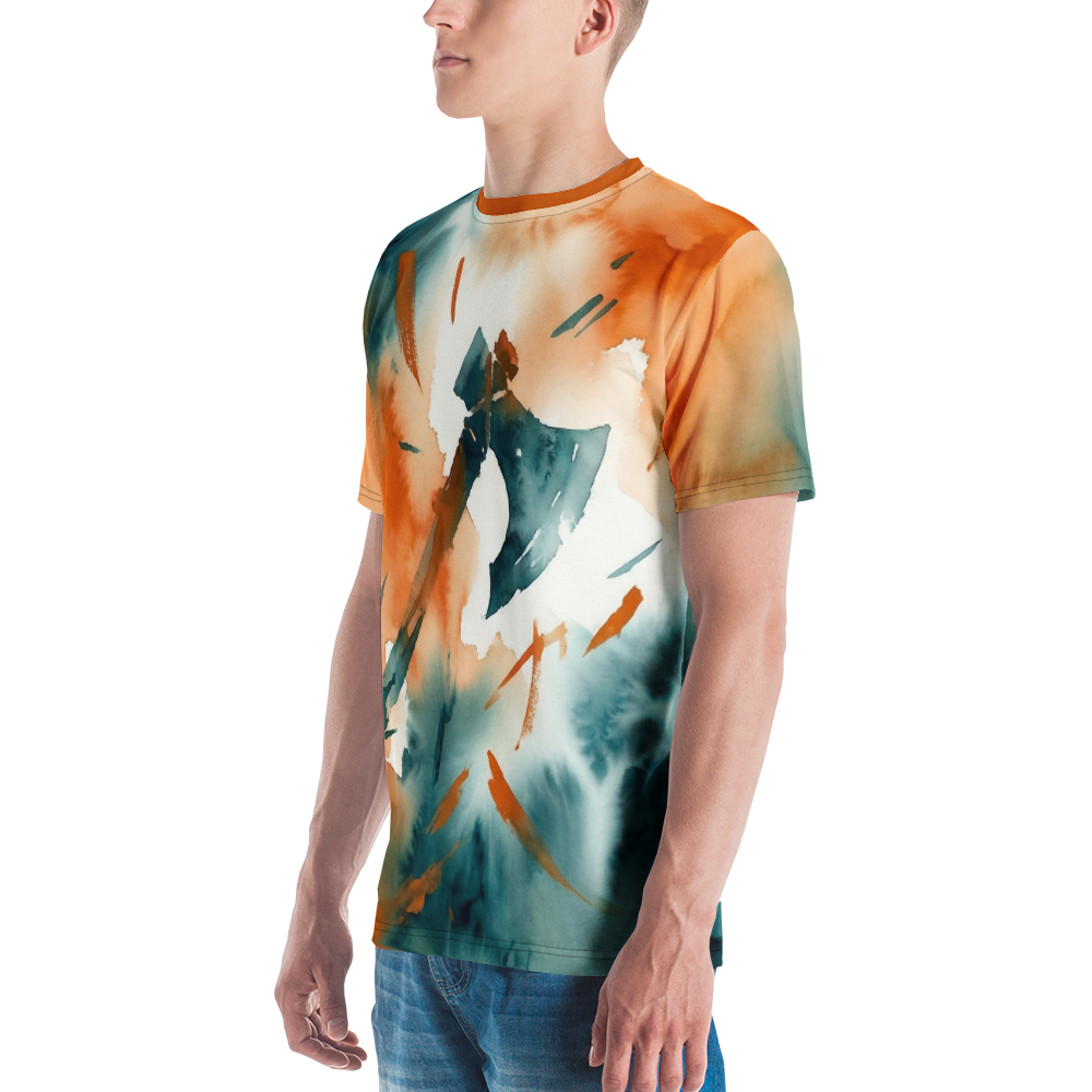 Wikinger Axt Aquarell-Explosion — Ansicht 4