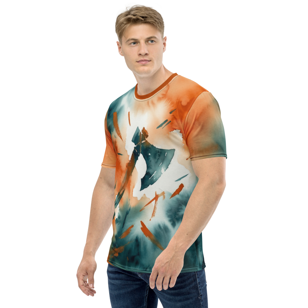 Wikinger Axt T-Shirt – Abstraktes Aquarell