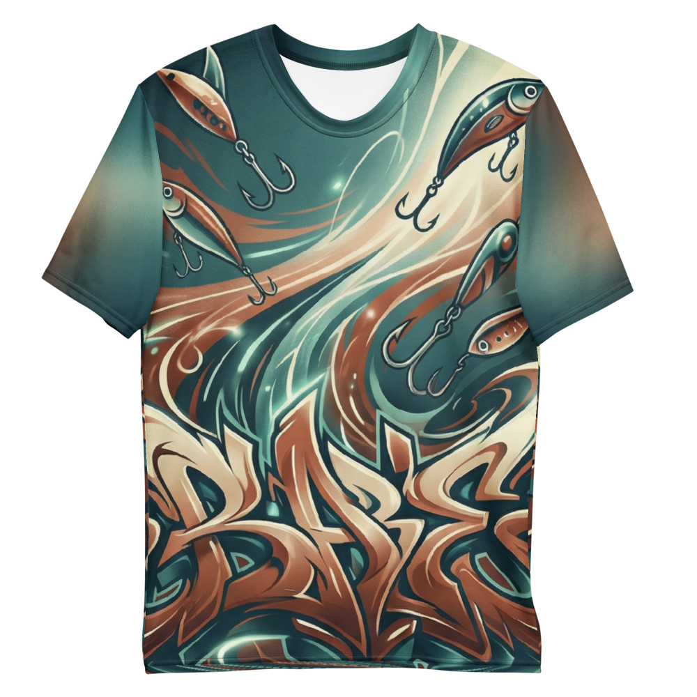 Graffiti Angelköder T-Shirt – Urban Fishing