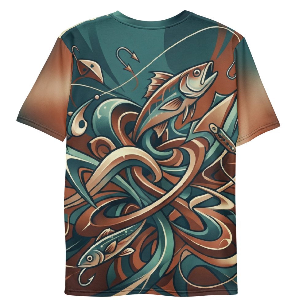 Graffiti Angelköder T-Shirt – Urban Fishing