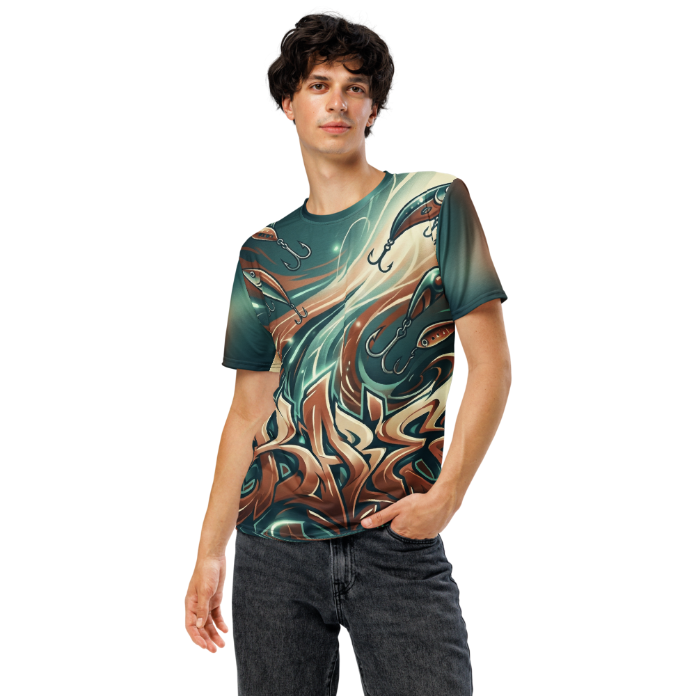 Graffiti Angelköder T-Shirt – Urban Fishing