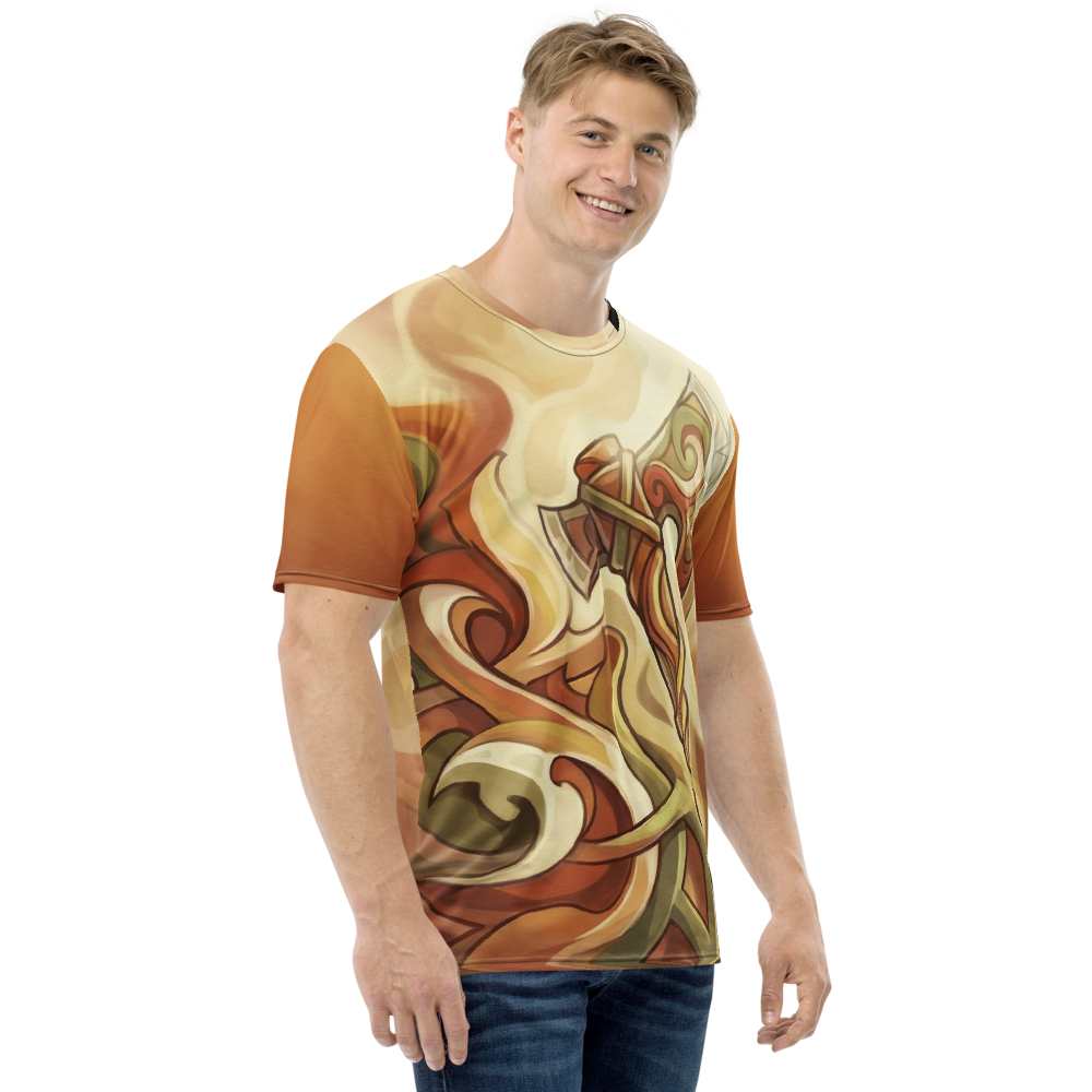 Nordische Axt T-Shirt – Elegante Erdtöne