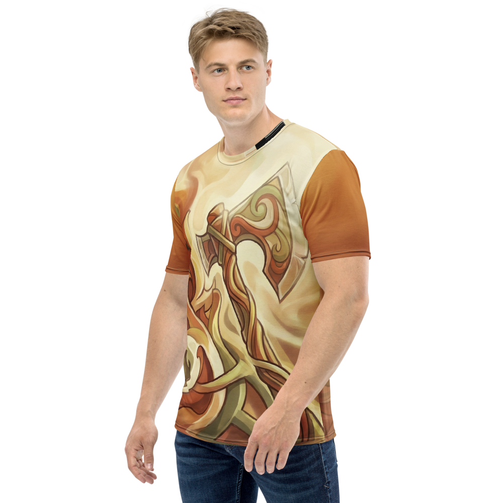 Nordische Axt T-Shirt – Elegante Erdtöne