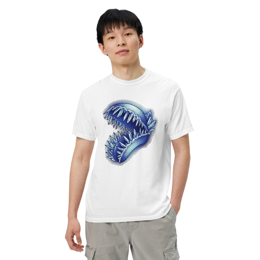 Venusfliegenfalle Kristall T-Shirt – Surreales Dotwork