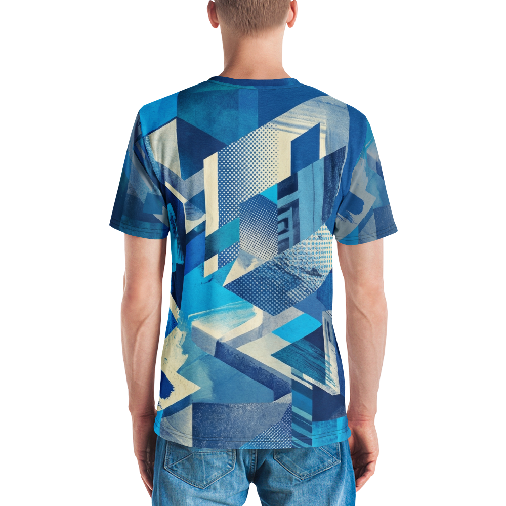 Abstrakte Aqua-Pop-Art Collage — Ansicht 6