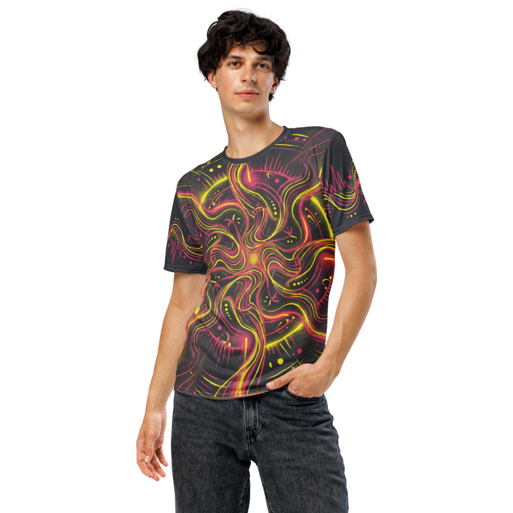 Neon Soundwave T-Shirt – Elektronische Musik
