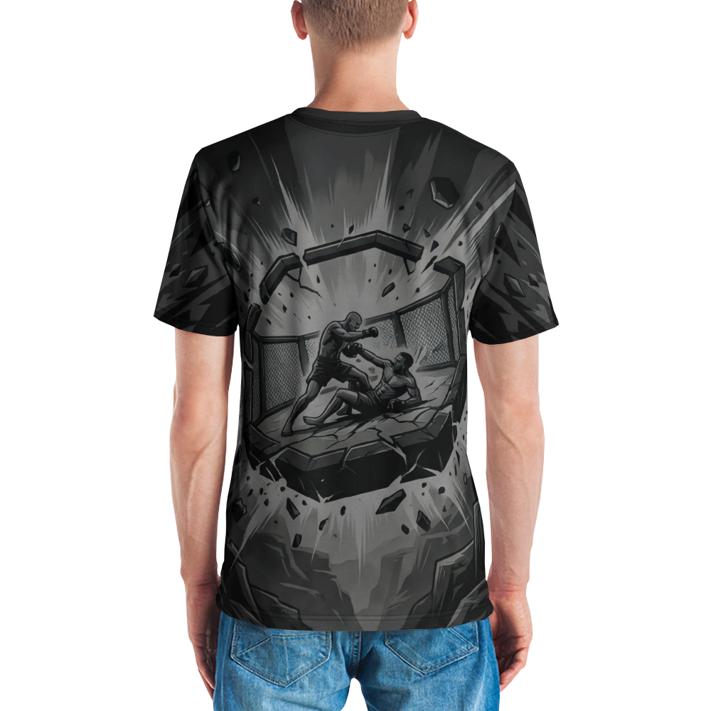 MMA Octagon Kampf Monochrom — Ansicht 6
