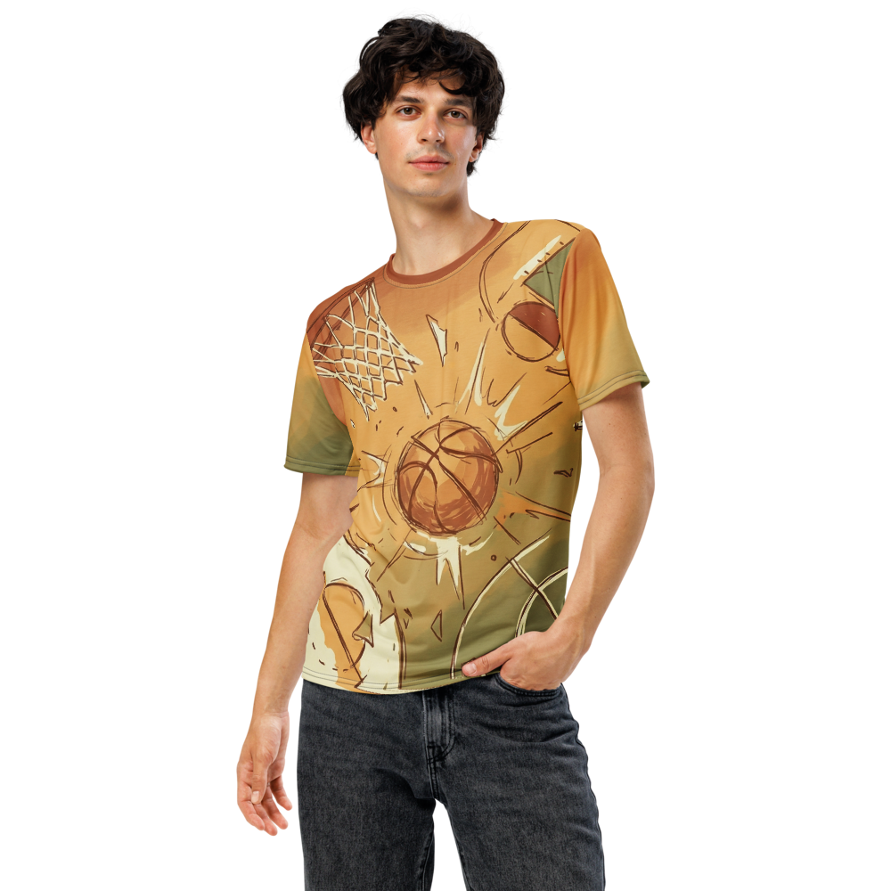 Basketball durch zerbrochenes Backboard — Ansicht 3