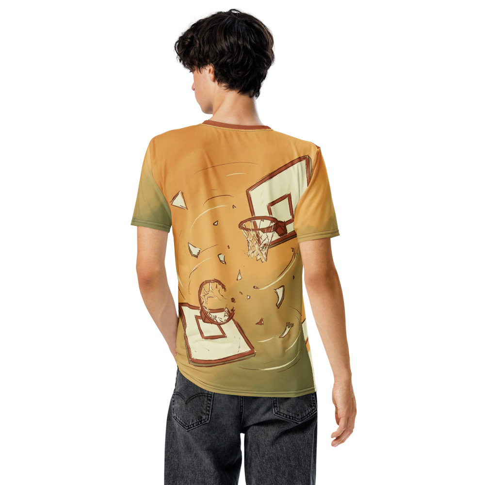 Basketball durch zerbrochenes Backboard — Ansicht 4