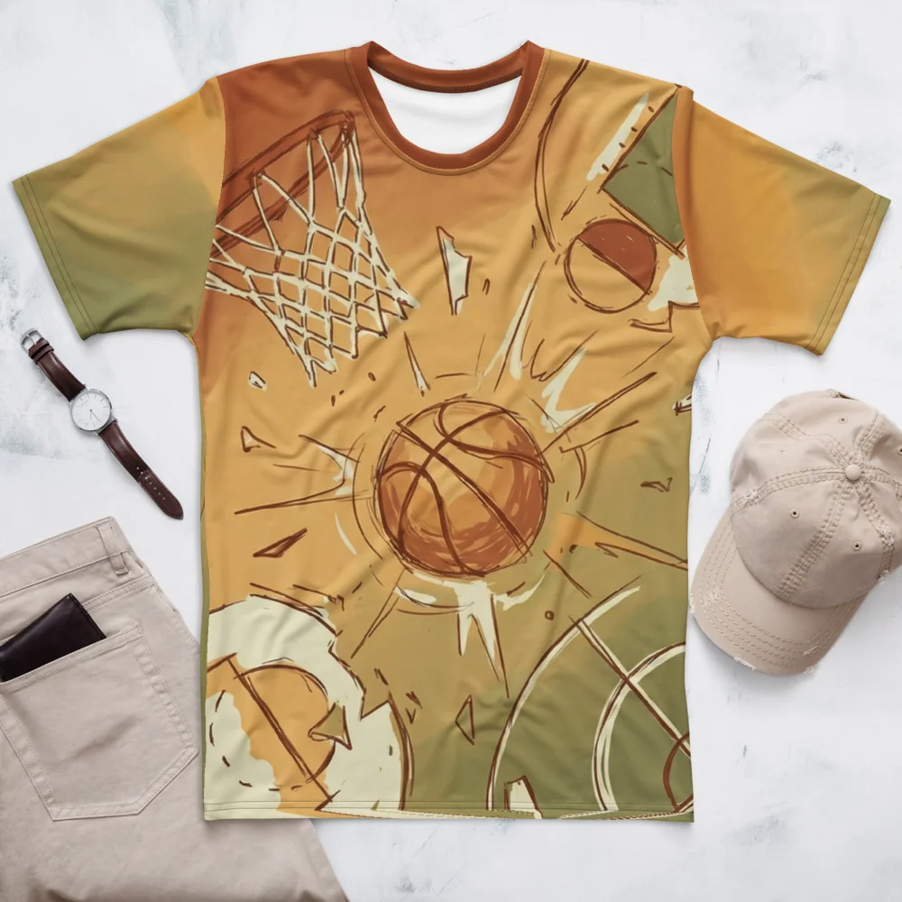 Basketball Shattered Backboard T-Shirt — Streetwear — Ansicht 3