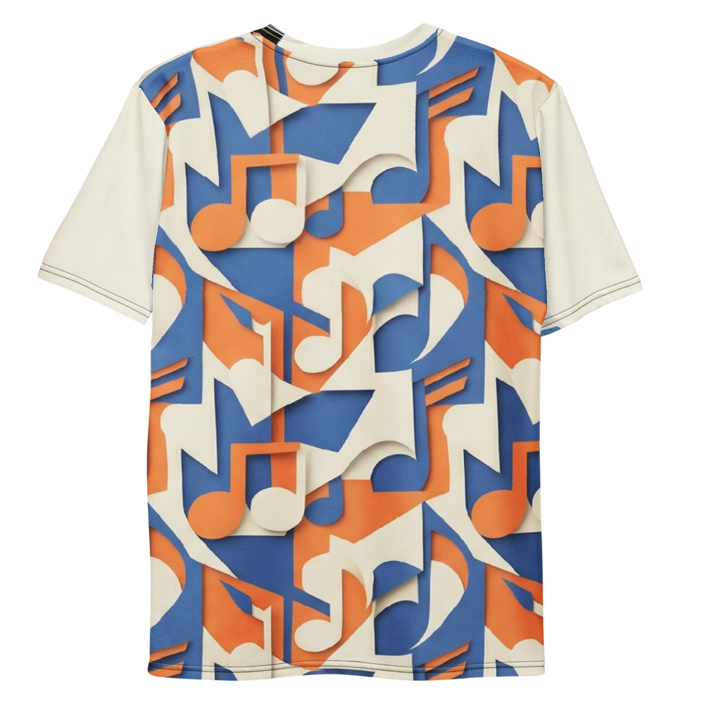 3D Noten T-Shirt – Paper-Cut Design