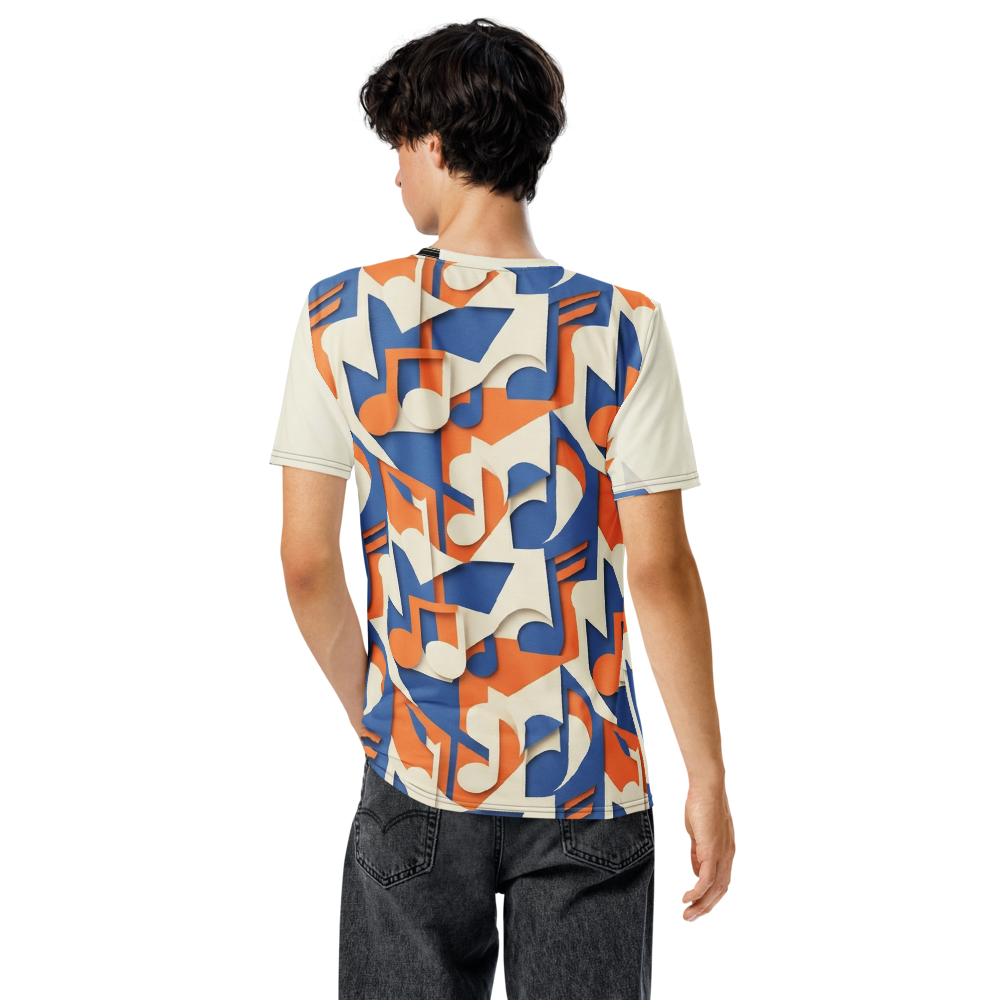 3D Noten T-Shirt – Paper-Cut Design