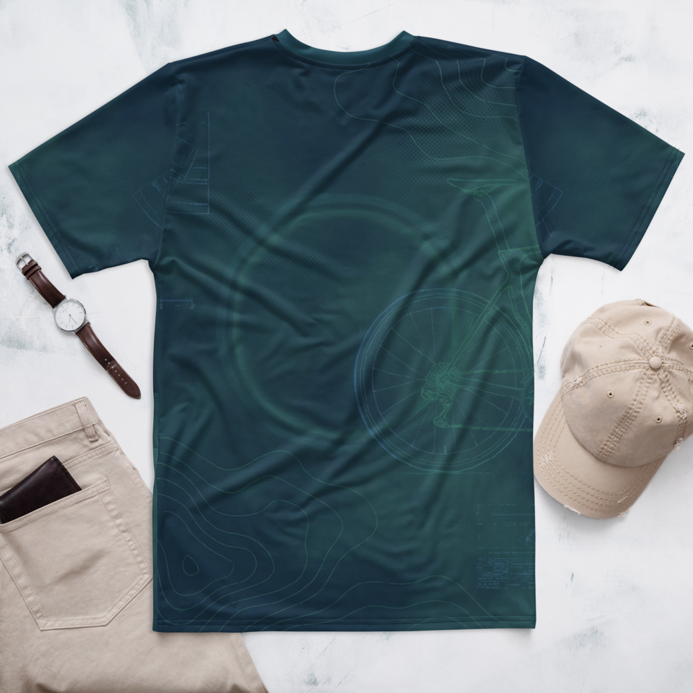 Rennrad Blueprint — Rückseite