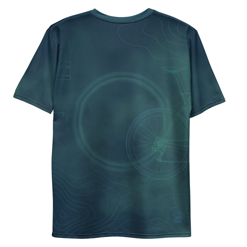 Rennrad Blueprint — Rückseite