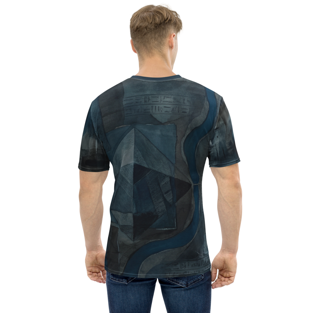 Pharao & Pyramide T-Shirt – Mystisches Blau