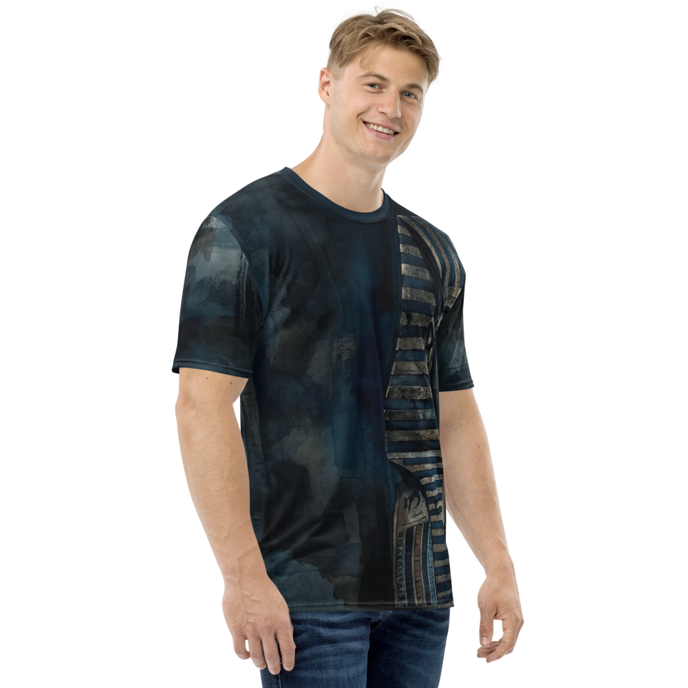 Pharao & Pyramide T-Shirt – Mystisches Blau