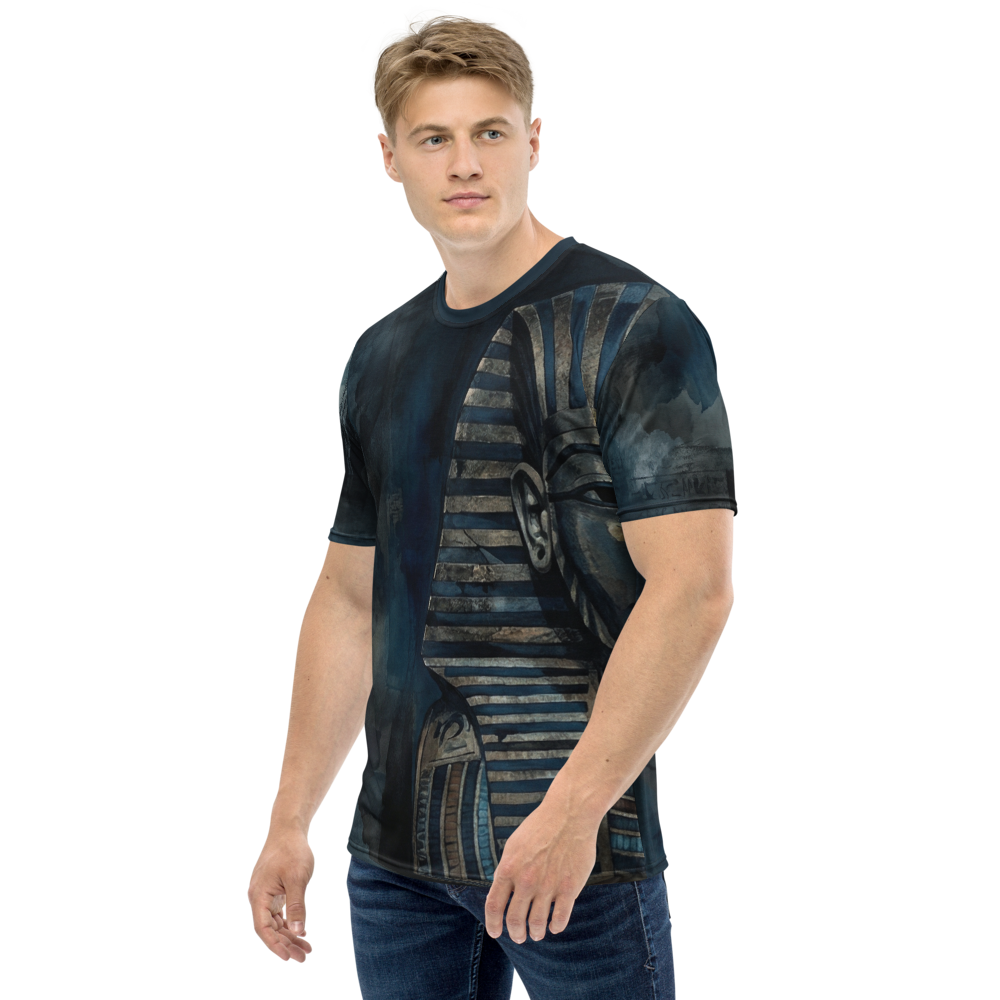 Pharao & Pyramide T-Shirt – Mystisches Blau