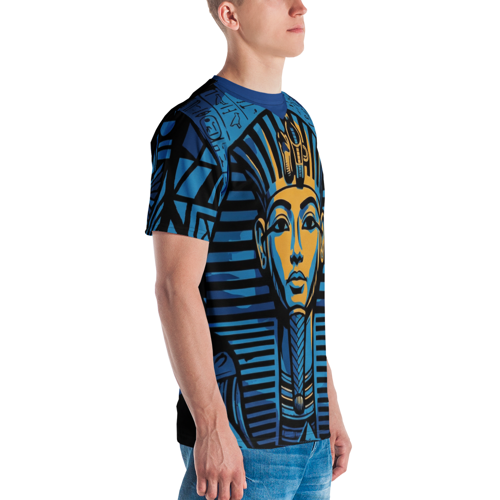 Tutanchamun-Maske Blau Gold — Ansicht 5