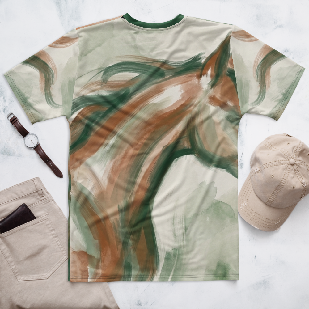 Abstraktes Pferd T-Shirt – Expressive Kunst