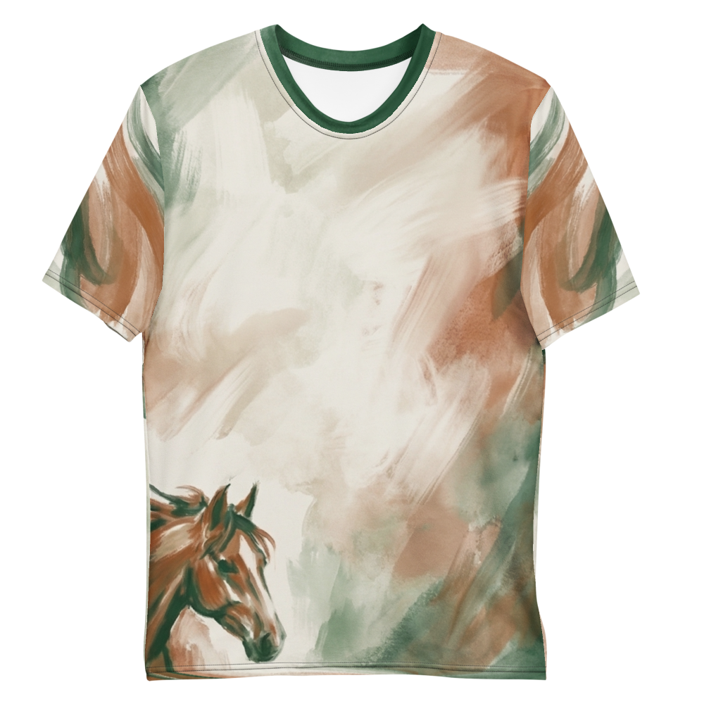 Abstraktes Pferd T-Shirt – Expressive Kunst