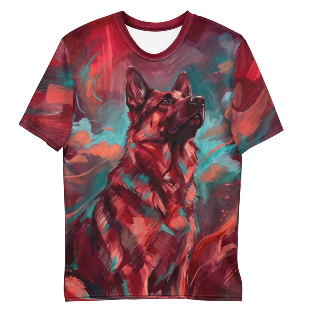 Deutscher Schäferhund T-Shirt – Expressive Kunst