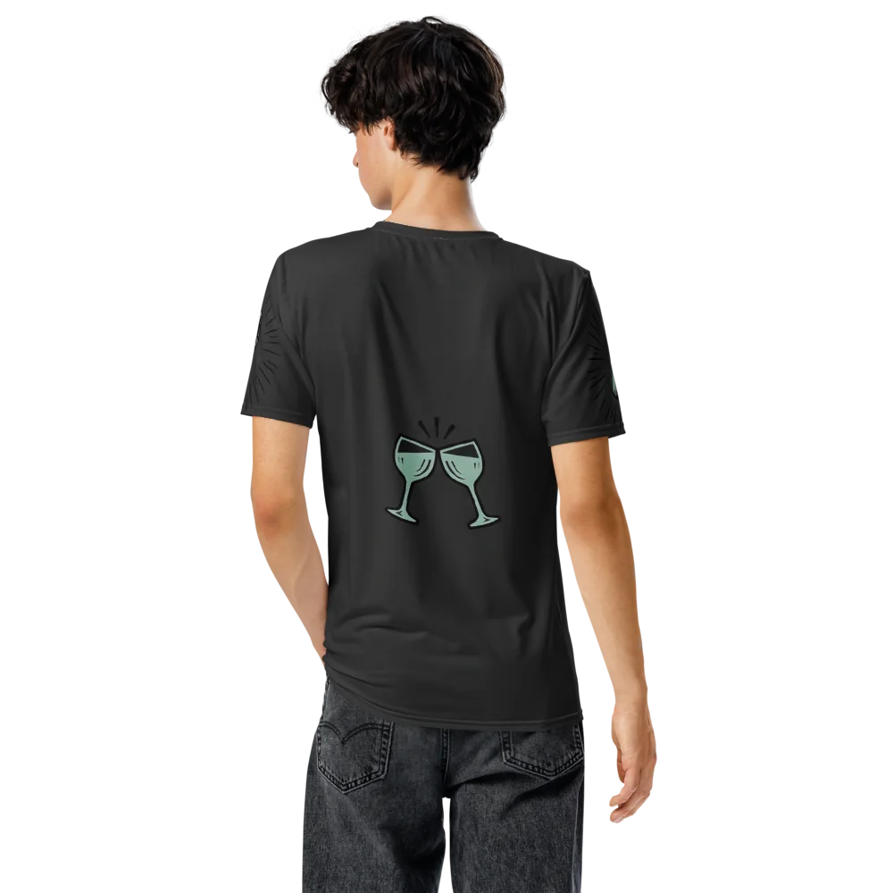 Vintage Shaker Speakeasy T-Shirt — Art-Deco Sunburst — Ansicht 6