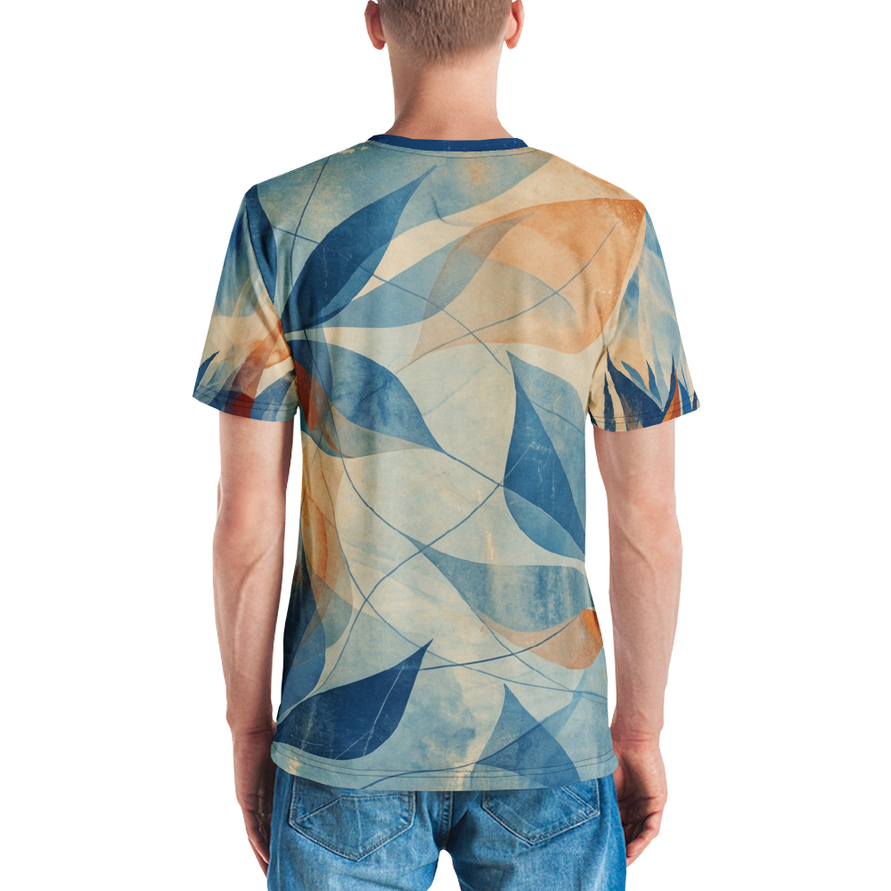 Abstrakte Botanik Kupfer Blau — Ansicht 6