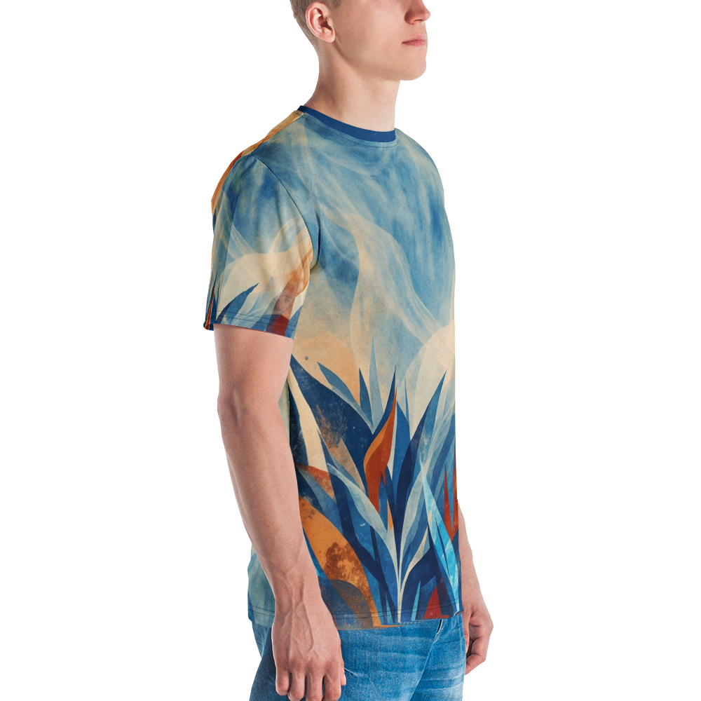 Abstrakte Botanik Kupfer Blau — Ansicht 5
