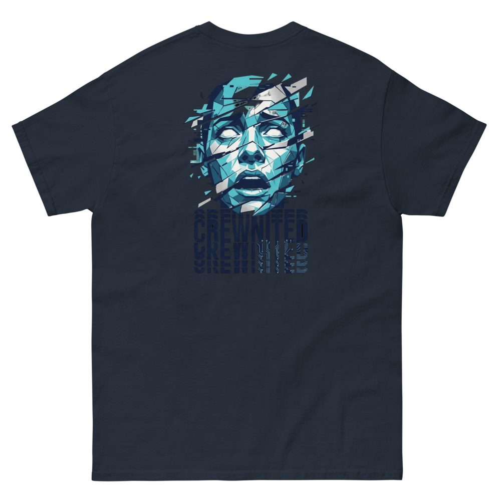 Zersplitterte Schrift T-Shirt