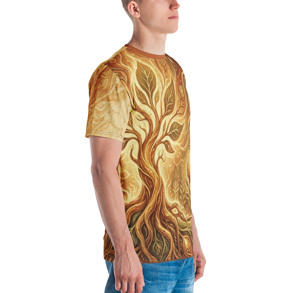 Leuchtender Lebensbaum T-Shirt – Mystische Botanik