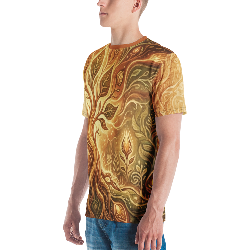 Leuchtender Lebensbaum T-Shirt – Mystische Botanik