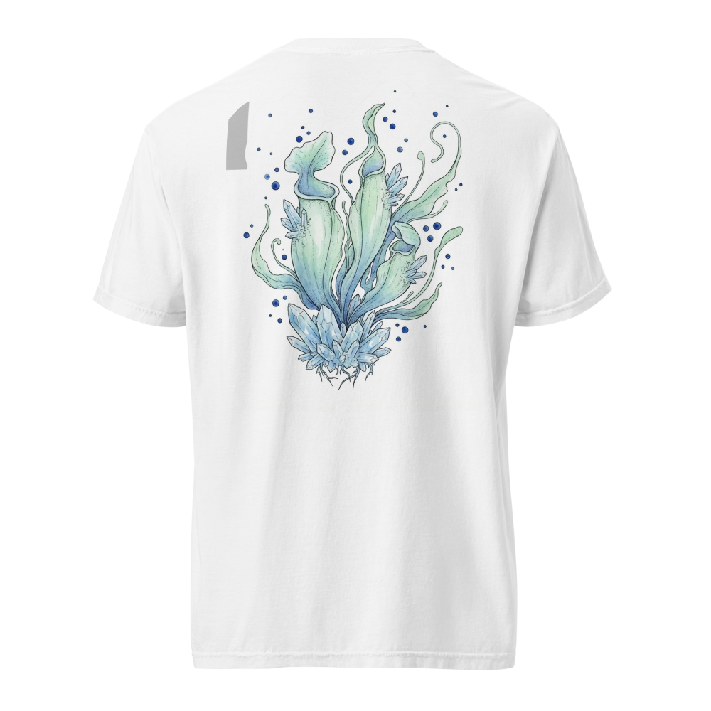 Kristalline Pflanzen T-Shirt — Rückseite