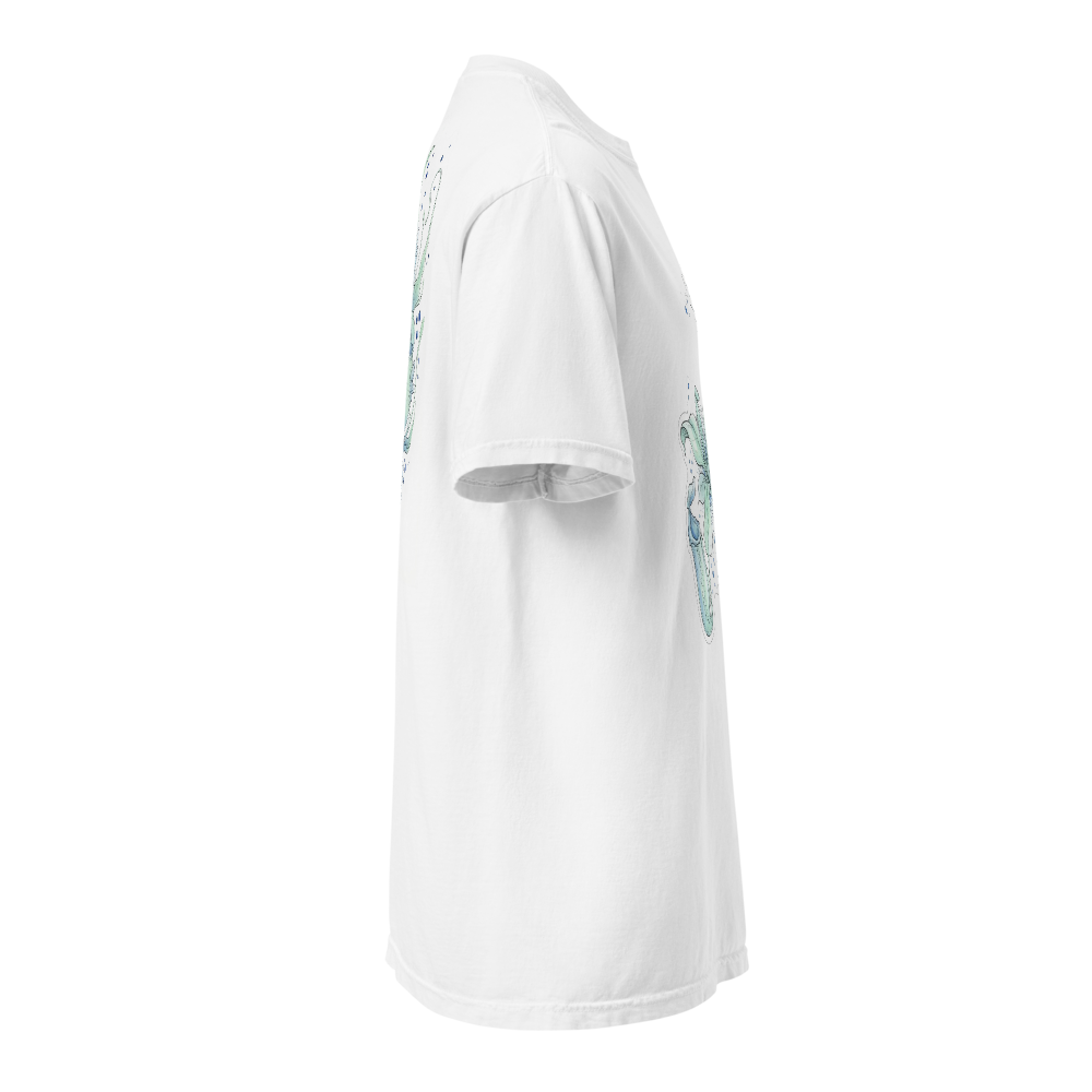 Kristalline Pflanzen T-Shirt — Rechter Ärmel