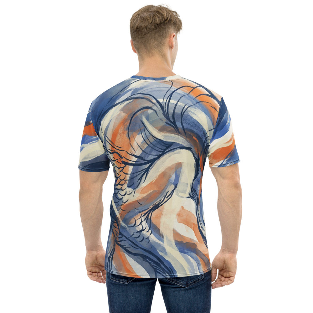 Chamäleon Aquarell T-Shirt – Abstract Art
