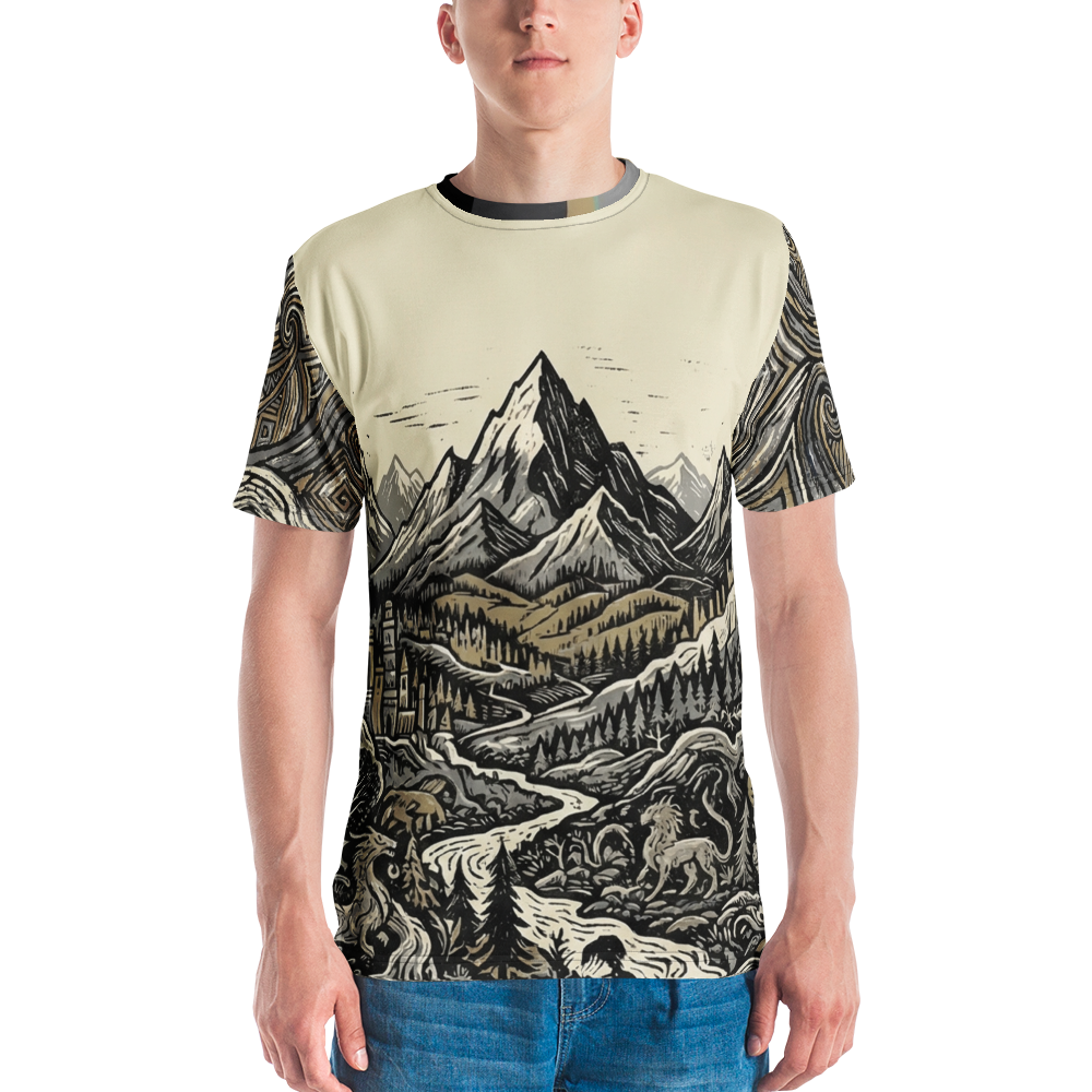 ein-strich-zeichnung — Premium T-Shirt