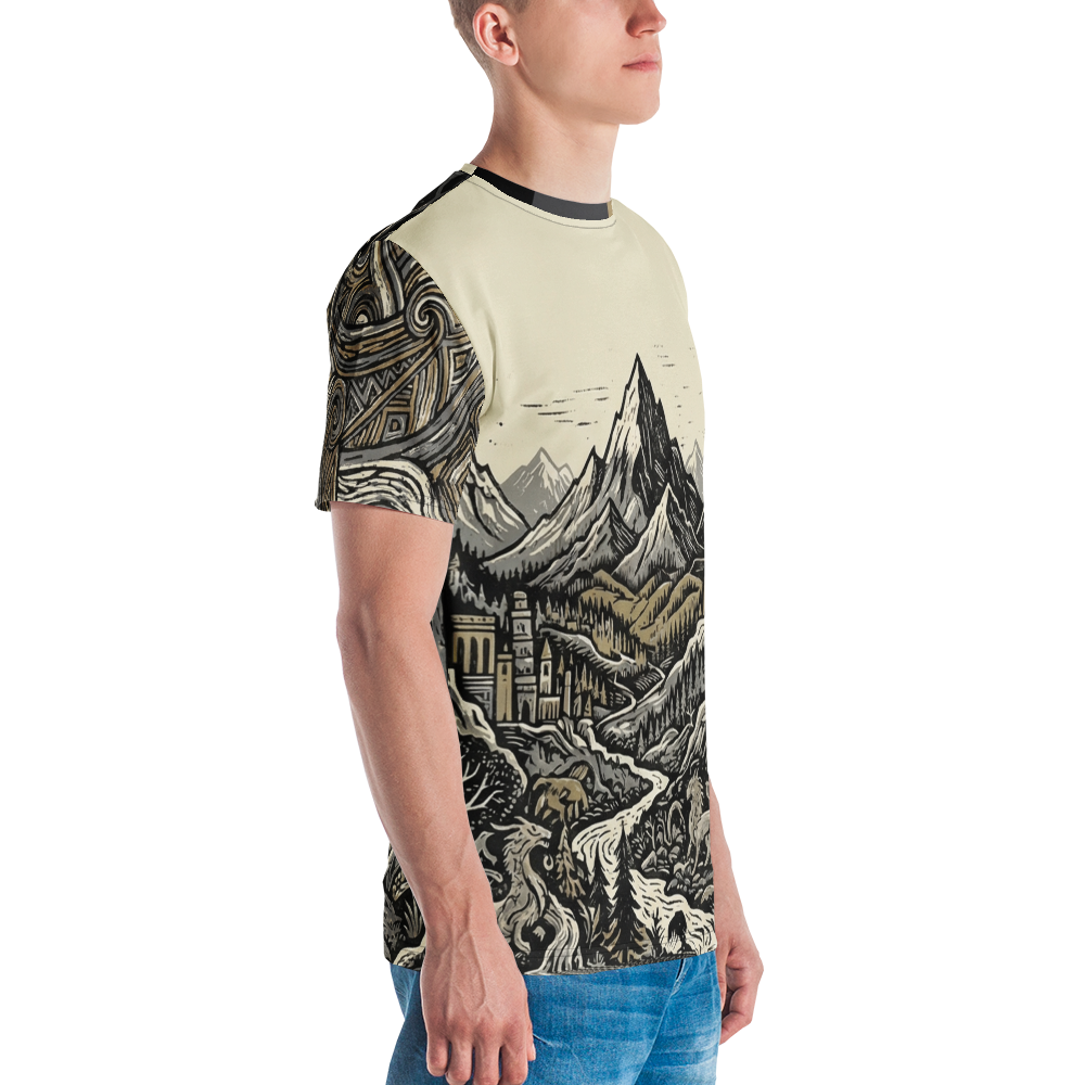 ein-strich-zeichnung — Premium T-Shirt