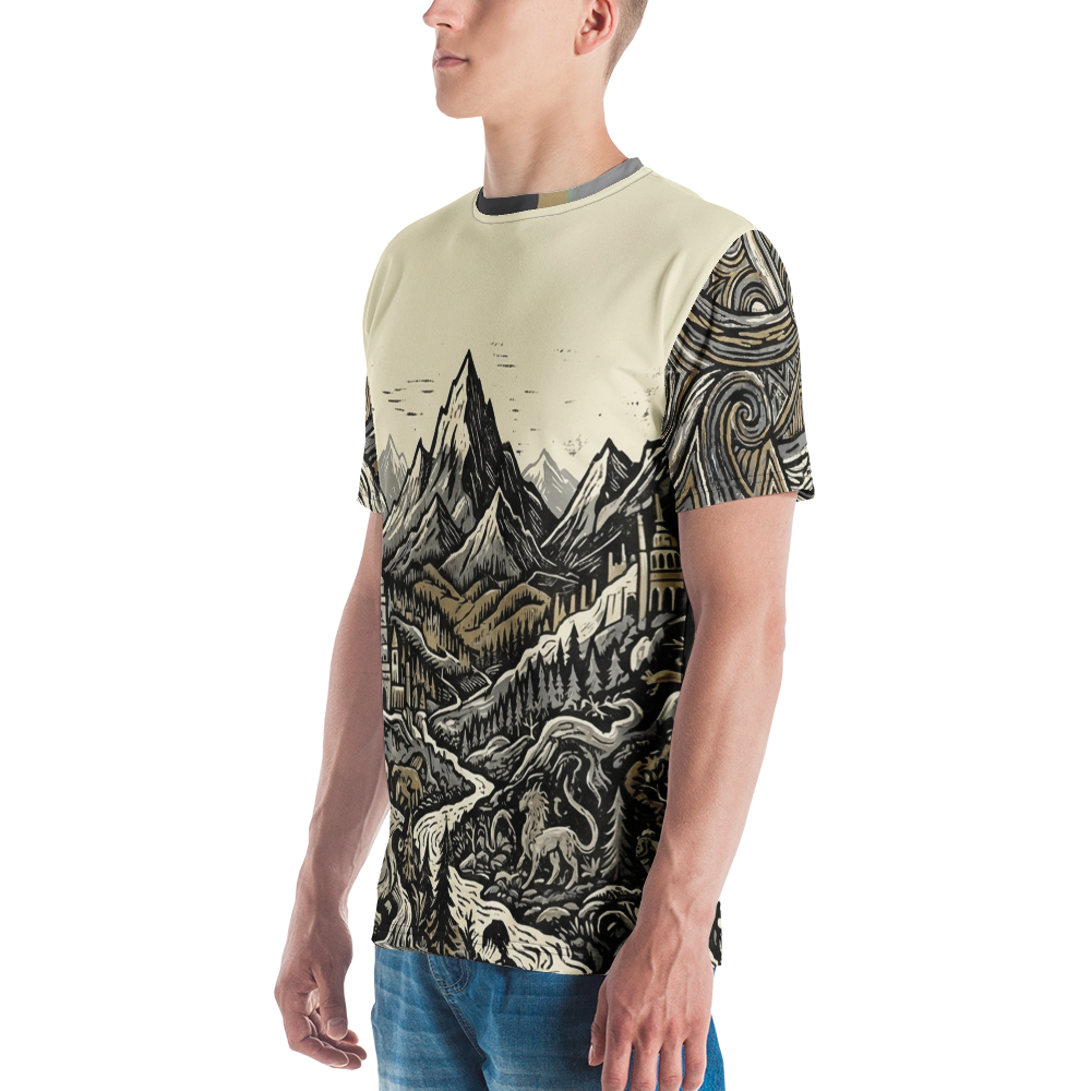 ein-strich-zeichnung — Premium T-Shirt
