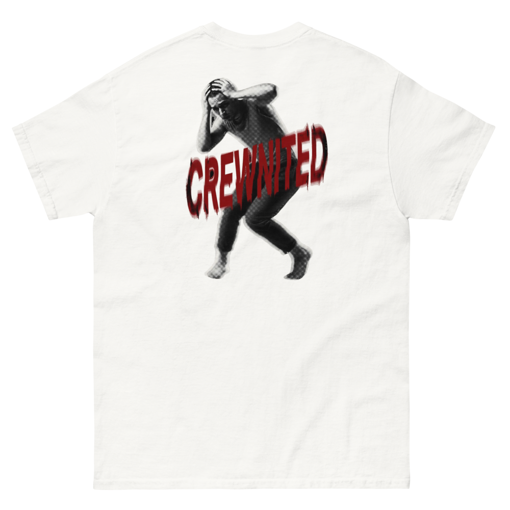 Crewnited Tanz T-Shirt – Grunge Halftone Print
