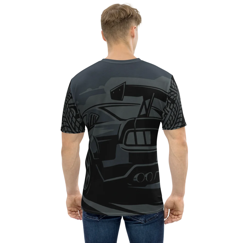 Dark Street Racing T-Shirt — Muscle Car Noir
