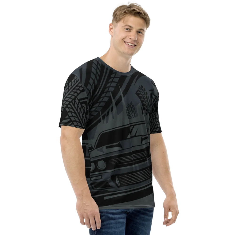 Dark Street Racing T-Shirt — Muscle Car Noir