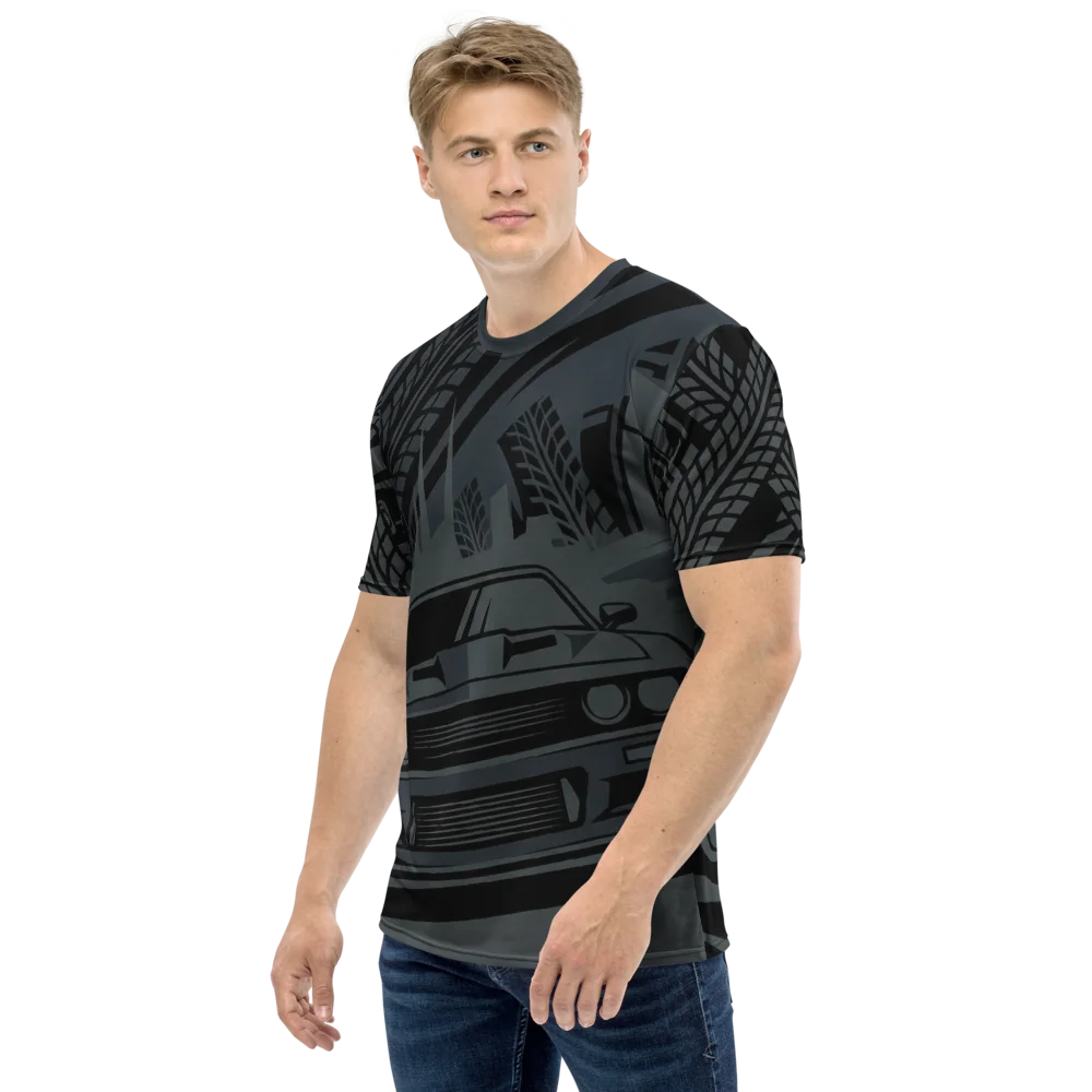 Dark Street Racing T-Shirt — Muscle Car Noir