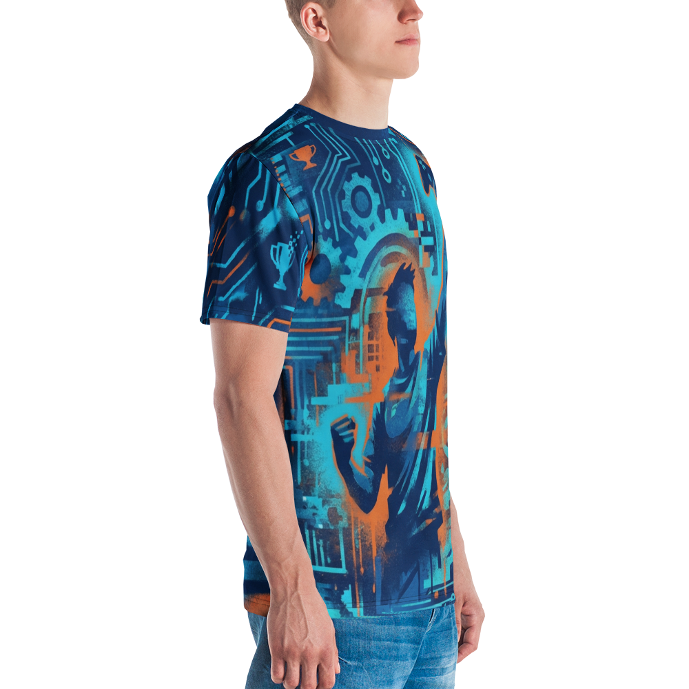 Gamer Achievement T-Shirt – Urban Cyberpunk Style — Ansicht 5