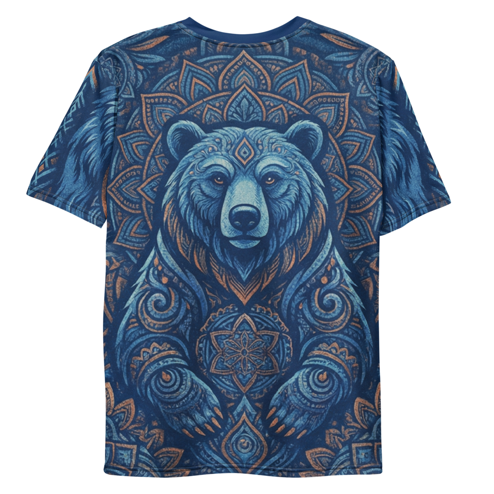 Tribal Adler Azteken Feder — Kupfer Marine T-Shirt