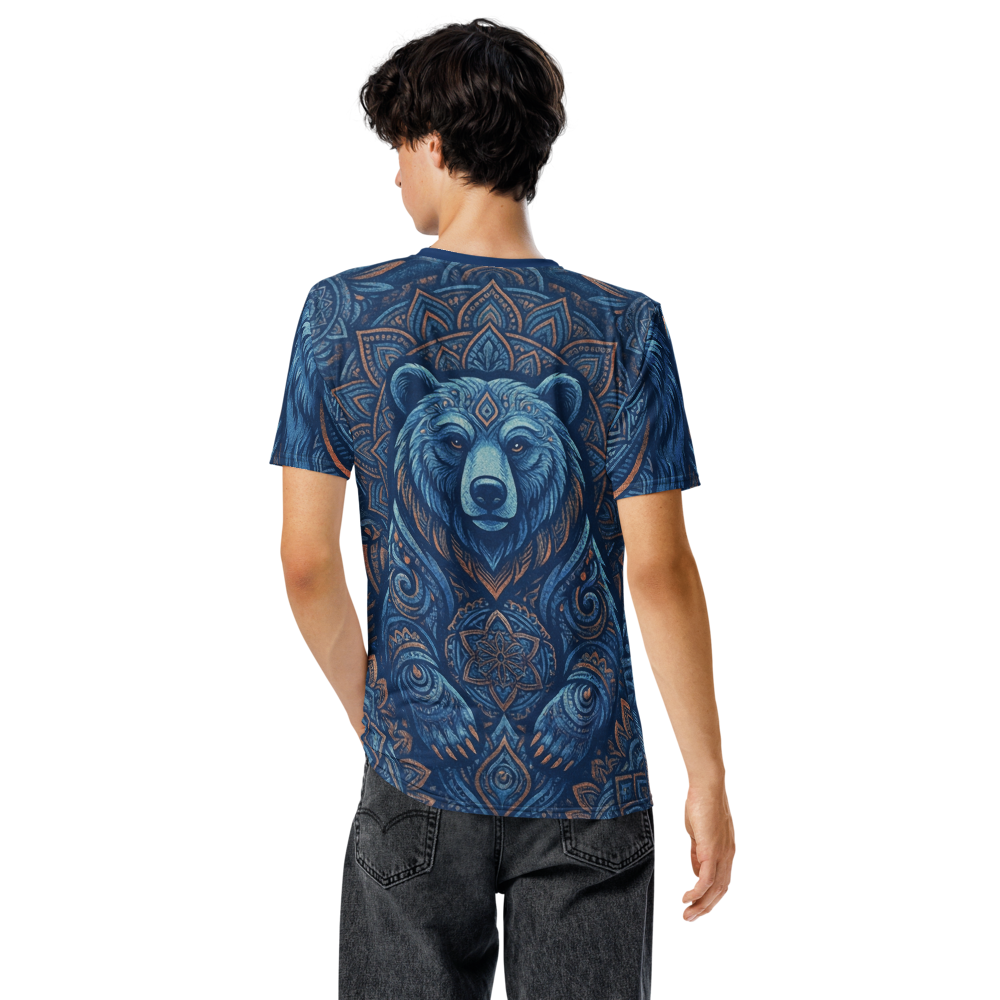 Tribal Adler Azteken Feder — Kupfer Marine T-Shirt