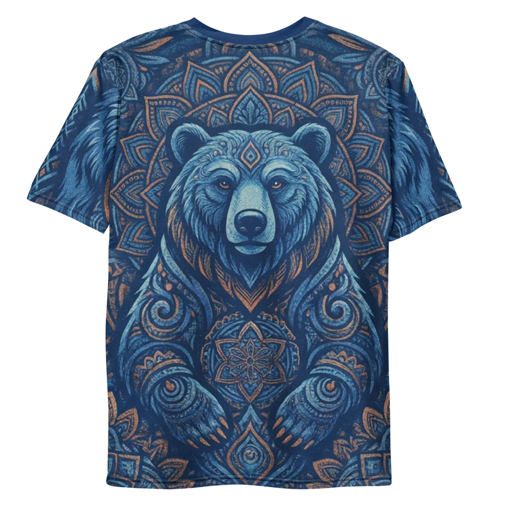 Tribal Adler T-Shirt — Azteken Feder Kupfer Marine