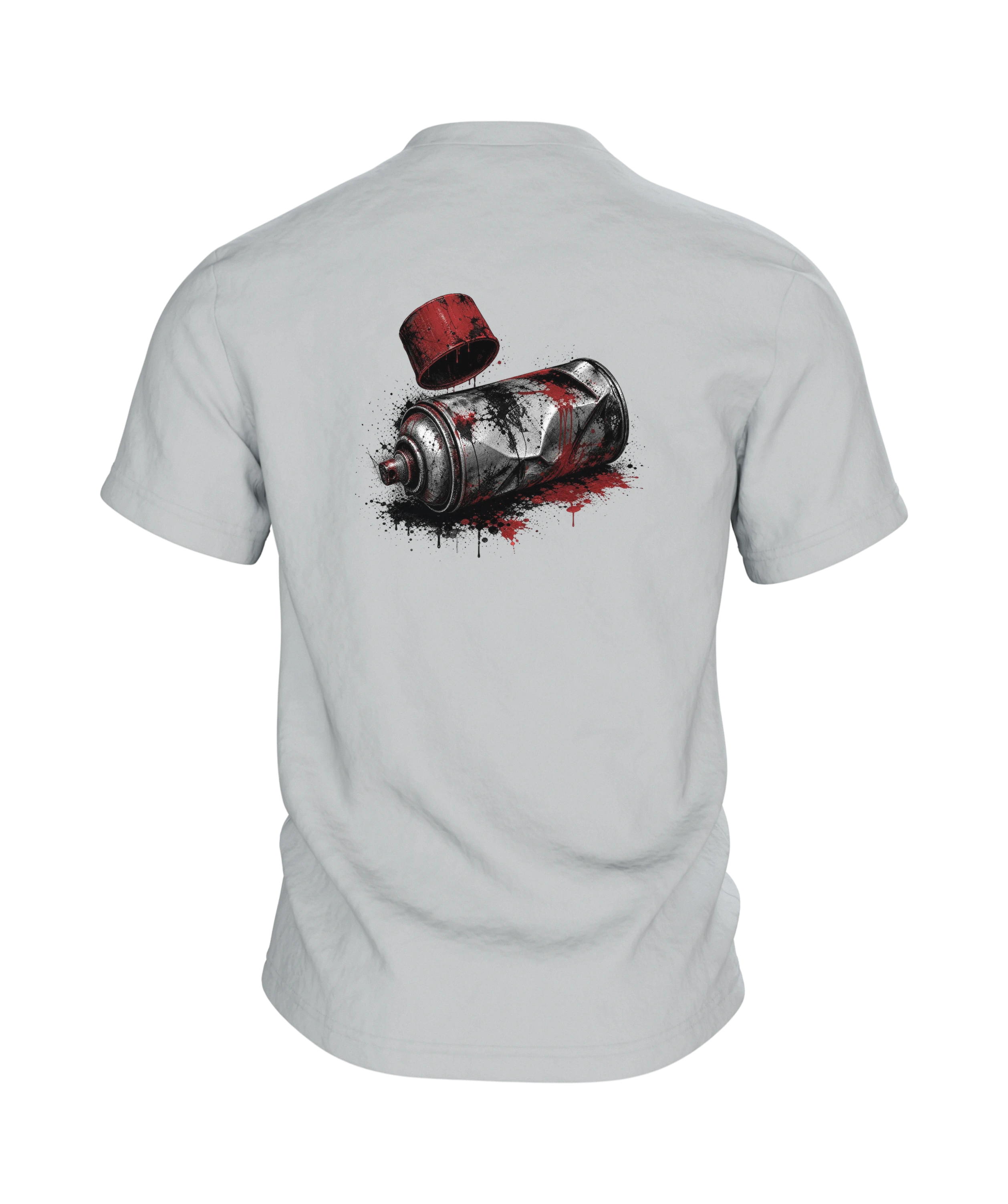 Sprühdose im Grunge Stil Premium Baumwoll T-Shirt